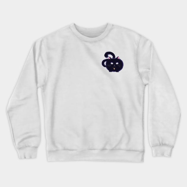 scary cat Crewneck Sweatshirt by DaStore